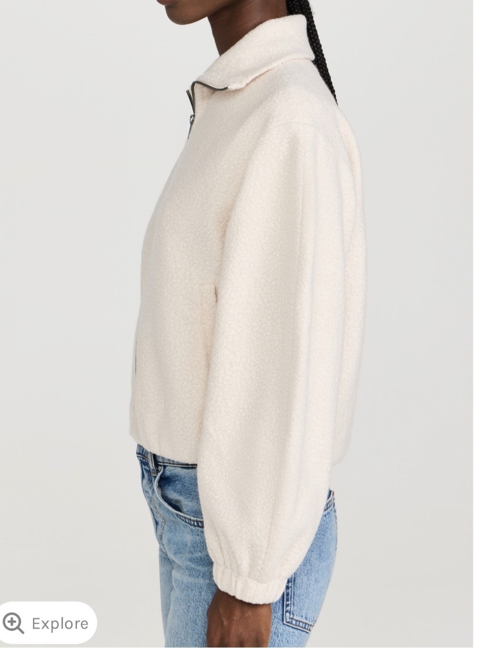 Amanda Uprichard Como Bomber Jacket NWT Size XS Oversized - Picture 3 of 8